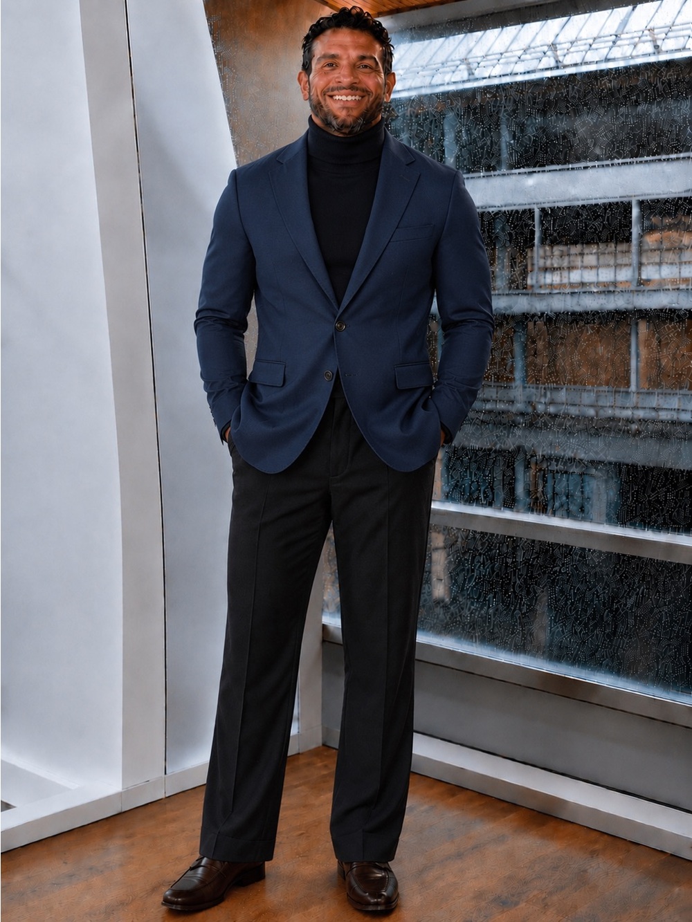 Bresciani Jacket with Light Blue Lining